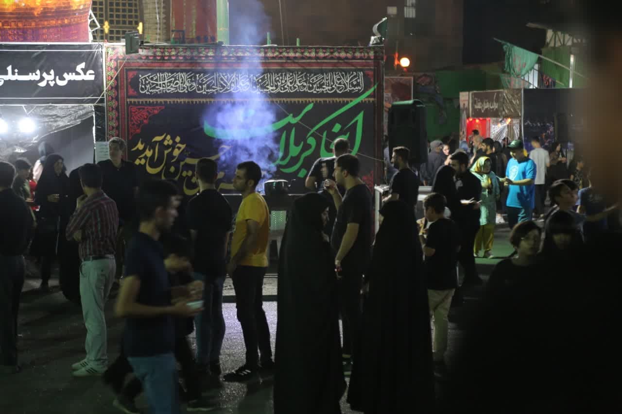 تصویری از برگزاری مهرواره محله اربعینی