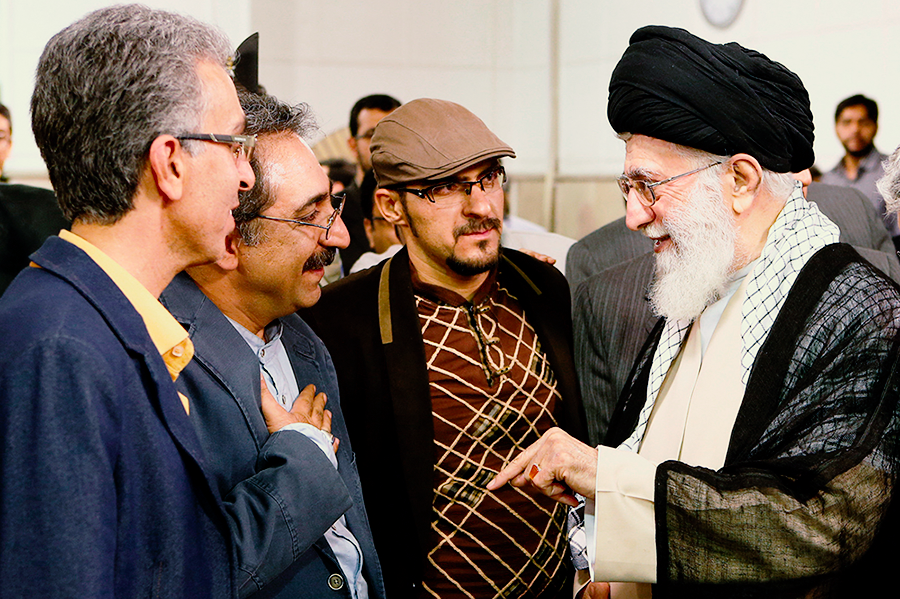 دیدار رضا رفیع با رهبر انقلاب