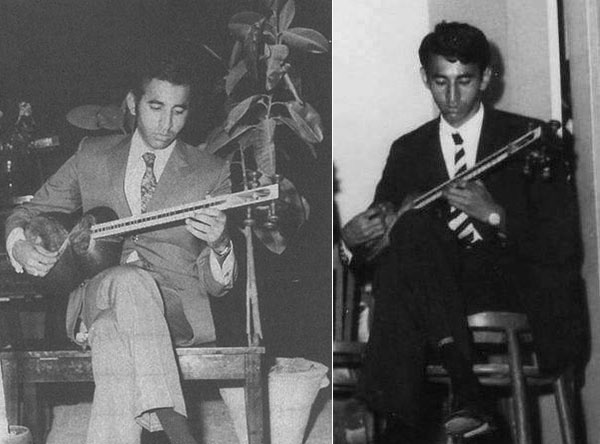 محمدرضا لطفی در سنین جوانی