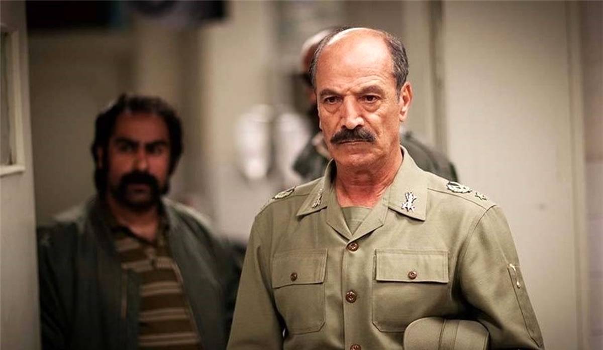 سعید راد در نقش تیمسار فلاحی در فیلم چ