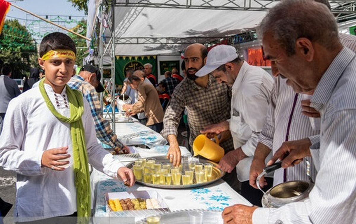 برپایی موکب در مسیر مهمونی ده کیلومتری غدیر